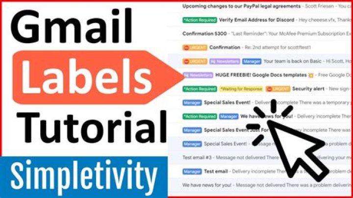 How do labels work in Gmail?