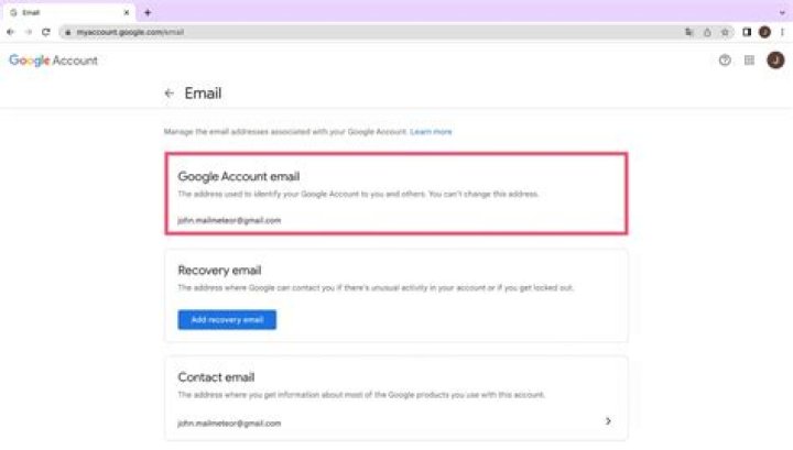 How do you change your email step by step?
