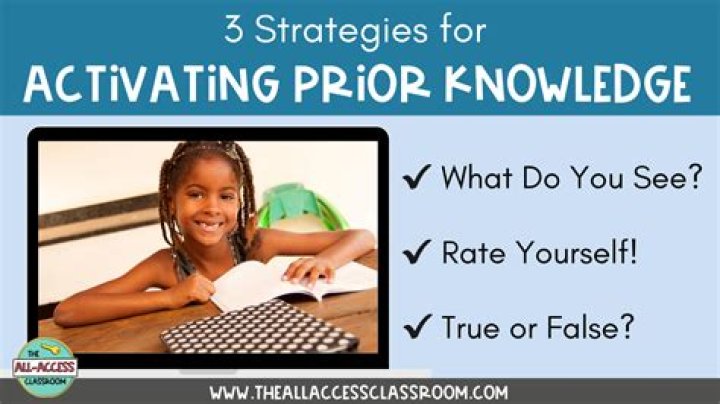How do you connect new knowledge to prior knowledge?