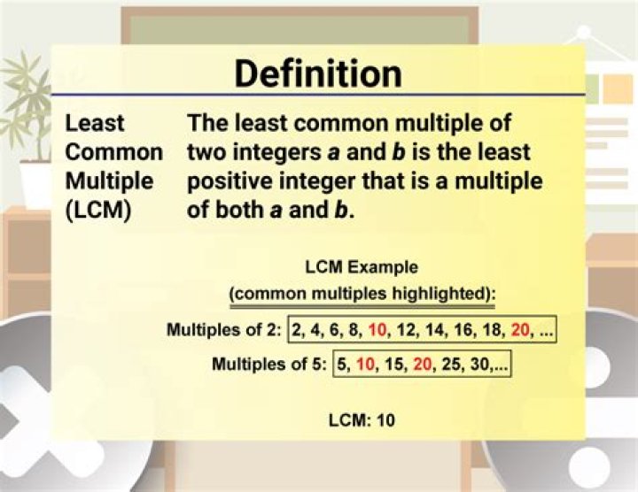 How do you define least common multiple?