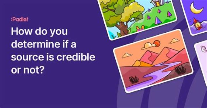 How do you determine if a source is credible?