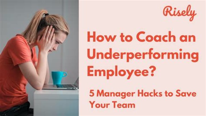 How do you encourage an underperforming employee?