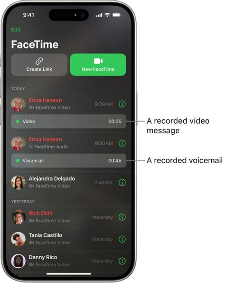 How do you end a FaceTime call without clicking the button?