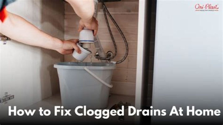 How do you fix a severely clogged drain?