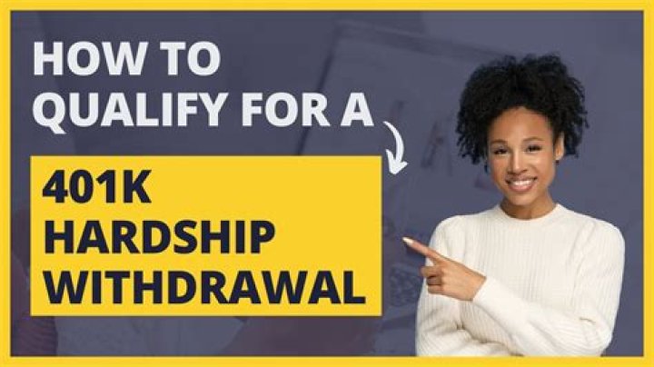 How do you get a hardship distribution?
