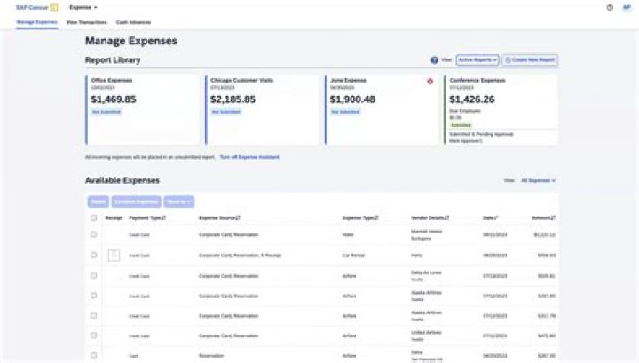 How do you manage expense reports?