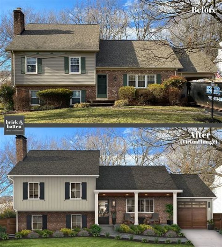 How do you update exterior brick?
