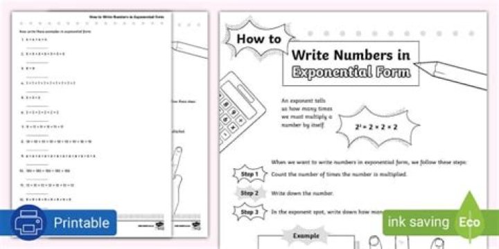 How do you write 50 in exponential form?