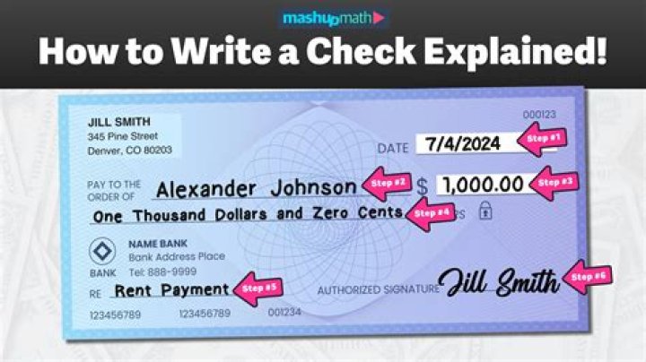How do you write a check for deposit only?