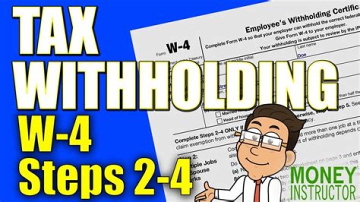 How does a w4 affect my taxes?