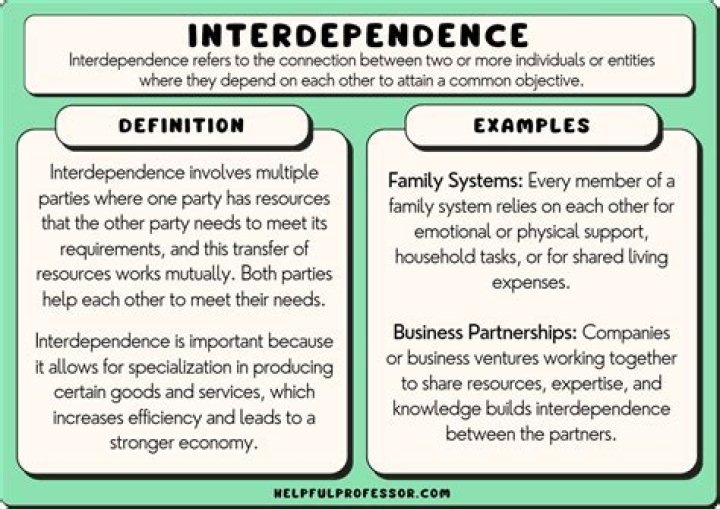 How does interdependence affect the economy?