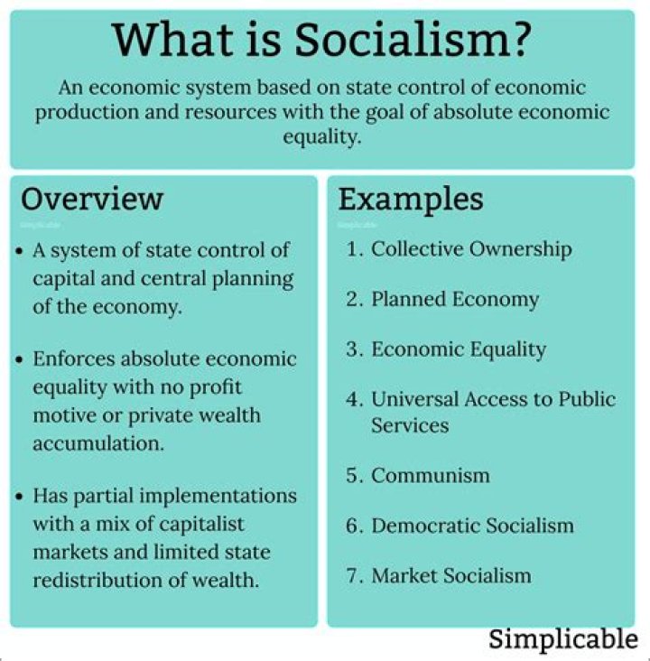 How does socialism control the economy?