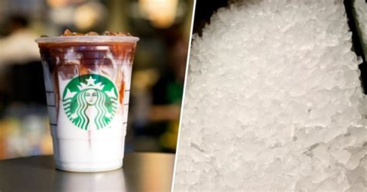 How does Starbucks ice not melt?