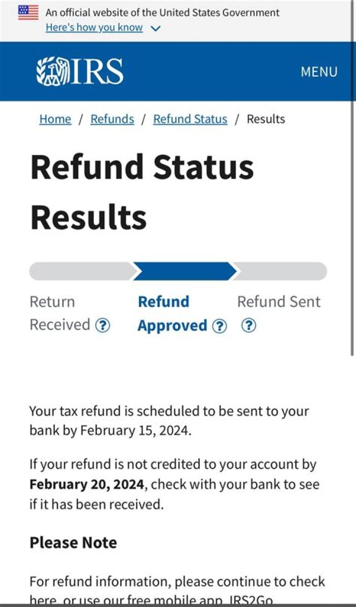 How does the IRS determine your refund?