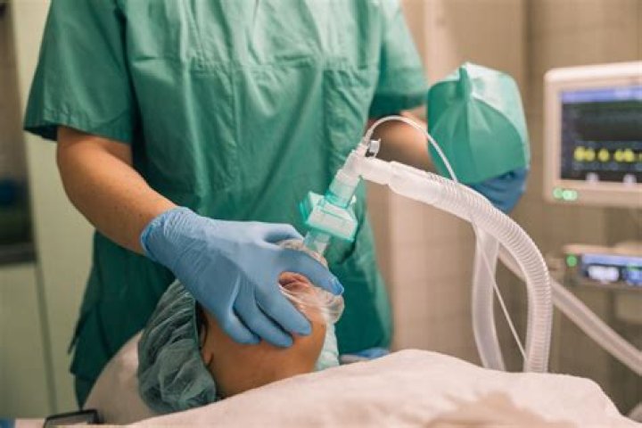How is local anesthesia given for eye surgery?