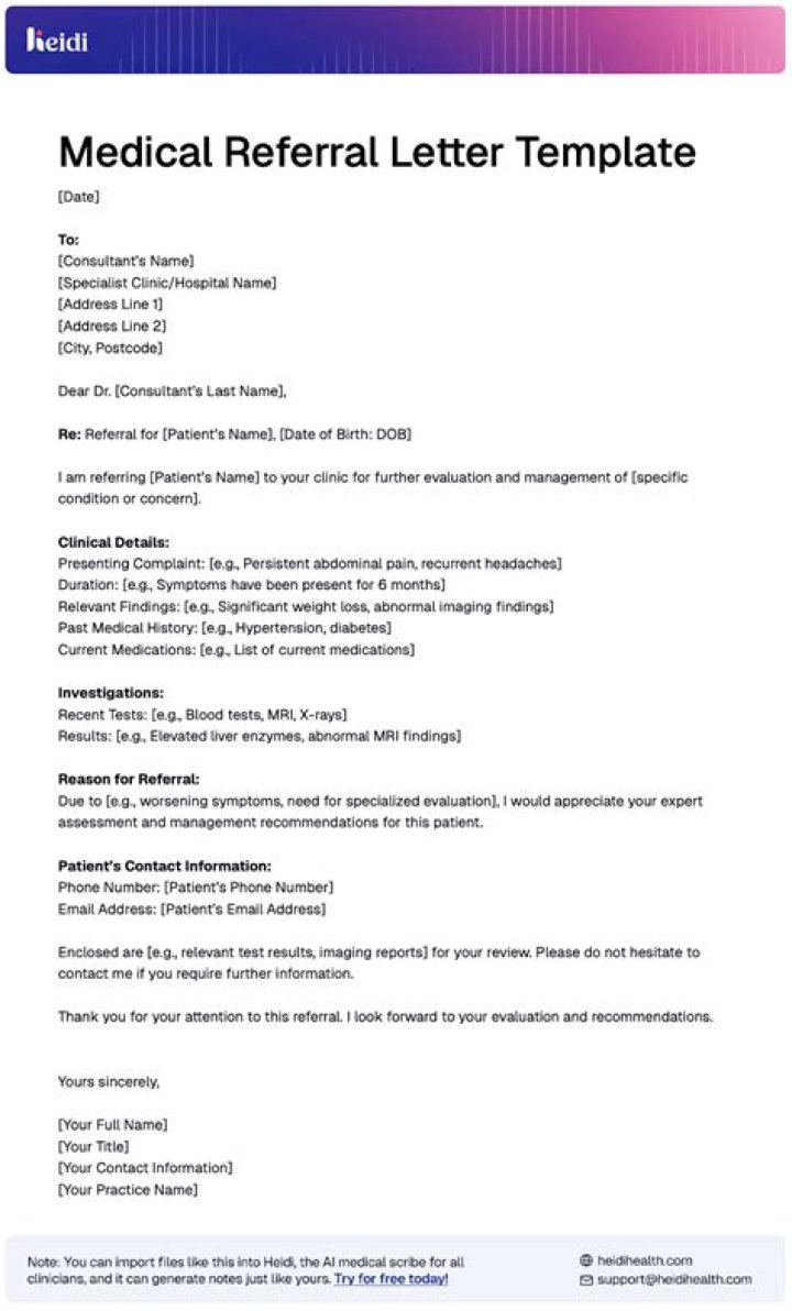 How long does it take for an NHS referral letter?