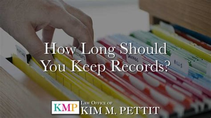 How long should you keep records for SARS?