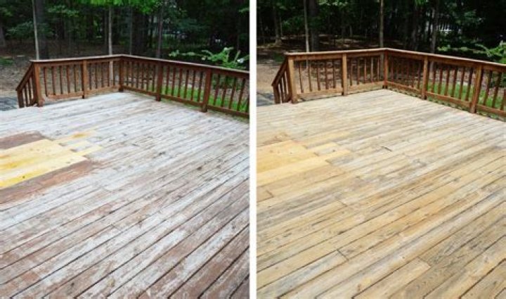 How long stay off deck after staining?