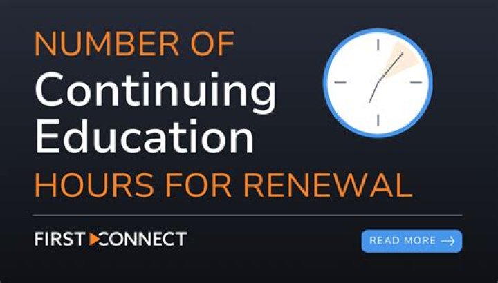 How many continuing education hours are required in CT?