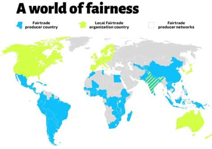How many countries benefit from Fairtrade?