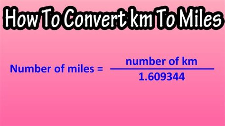 How many kilometers make up 1 mile?