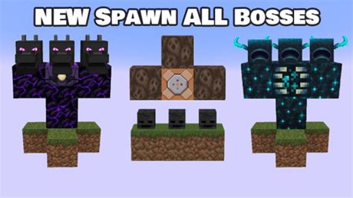 How many Minecraft bosses are there?