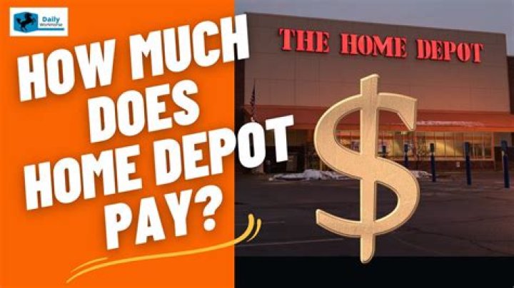How much does a Home Depot outside sales rep make?