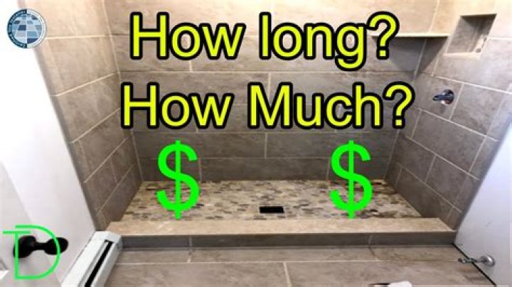 How much should a walk in shower cost?