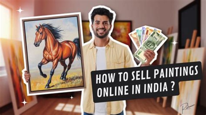 How successfully sell paintings online?