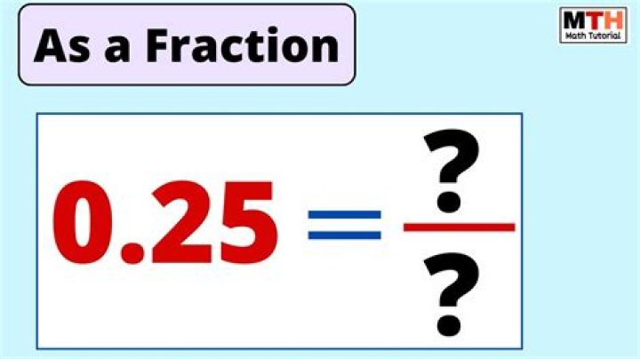 How would you express .005 as a fraction?