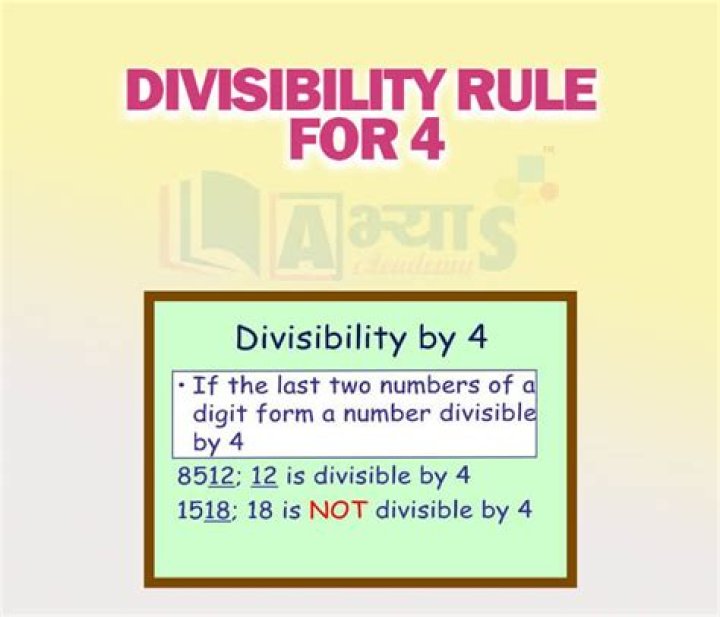 Is 104 divisible by 4 yes or no?