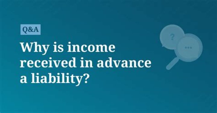 Is advance a liability?