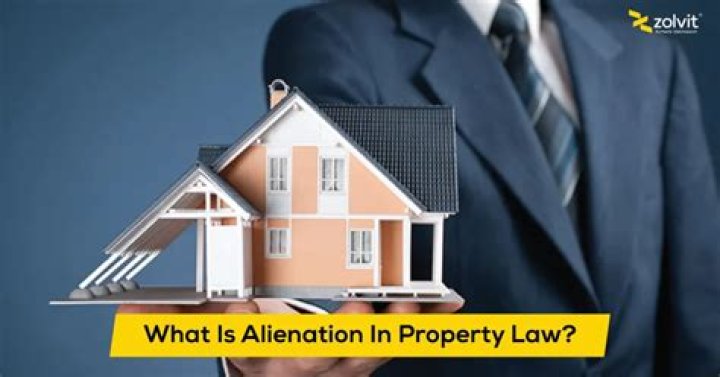 Is alienation a property right?