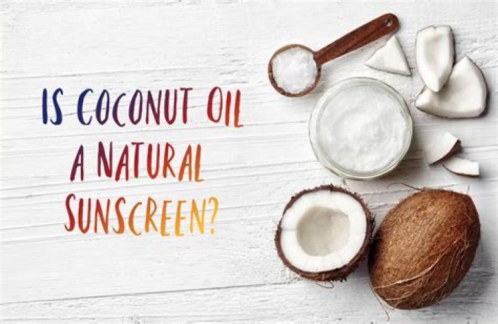 Is coconut oil a sunscreen?