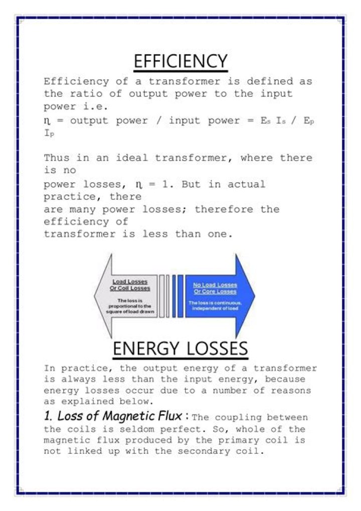 Is efficiency always less than 1?