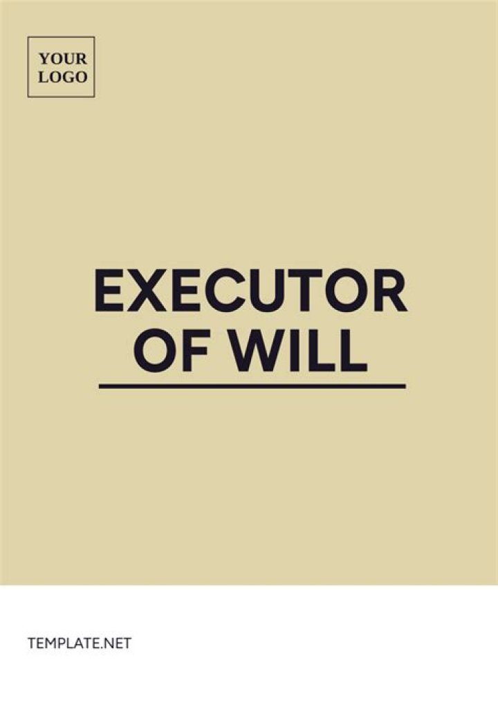 Is executor necessary for a will?