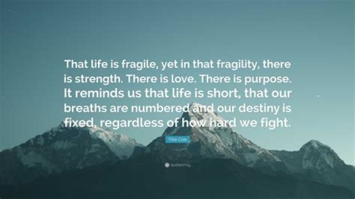 Is fragile strength good?