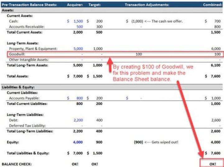 Is goodwill included in income statement?