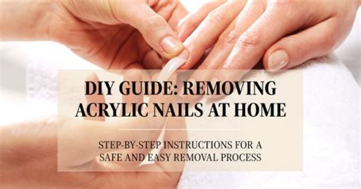 Is it safe to remove acrylic nails at home?