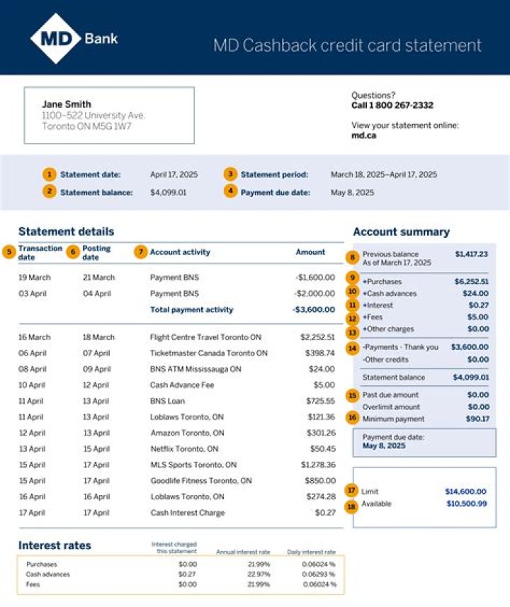 Is it safe to send a credit card statement?