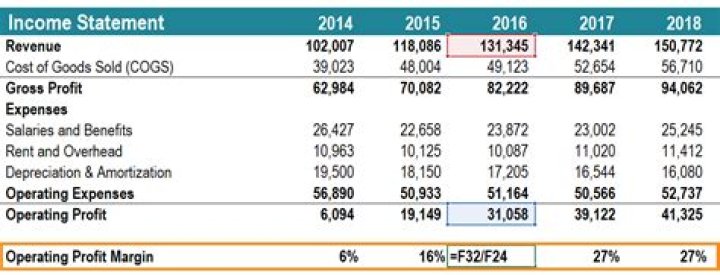 Is operating margin the same as operating income?