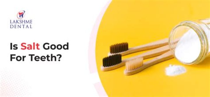 Is salt good in toothpaste?