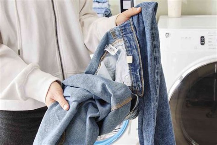 Should you air dry jeans inside out?