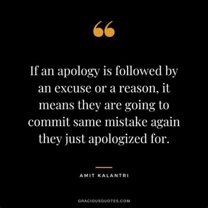 Should you apologize for past mistakes?