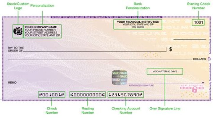 What account does checks go to?