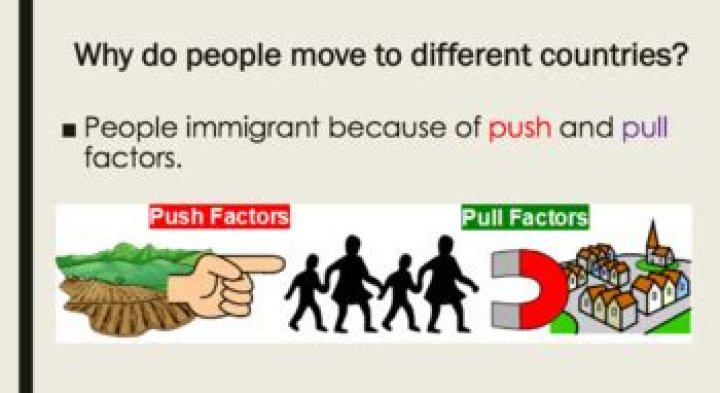 What are 5 pull factors for immigration?