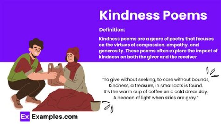 What are examples of kindness?