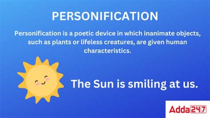 What are some examples personification?