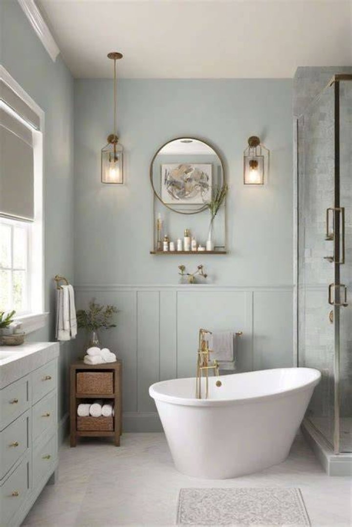 What bathroom colors are timeless?