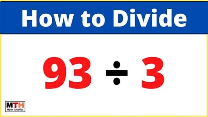 What can you divide 93 by?
